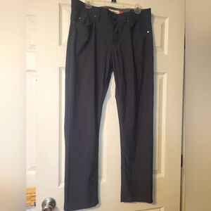 Tailor Vintage New Canaan Pants Size 34 X 30 Navy Blue Slim Fit Luxe Performance